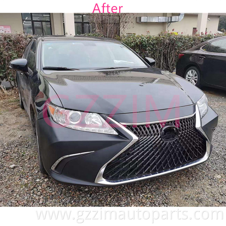 Auto Parts LS Style LS Grille With/Without Fog lamp Front Body kit For Lexus ES 2013 to 2018